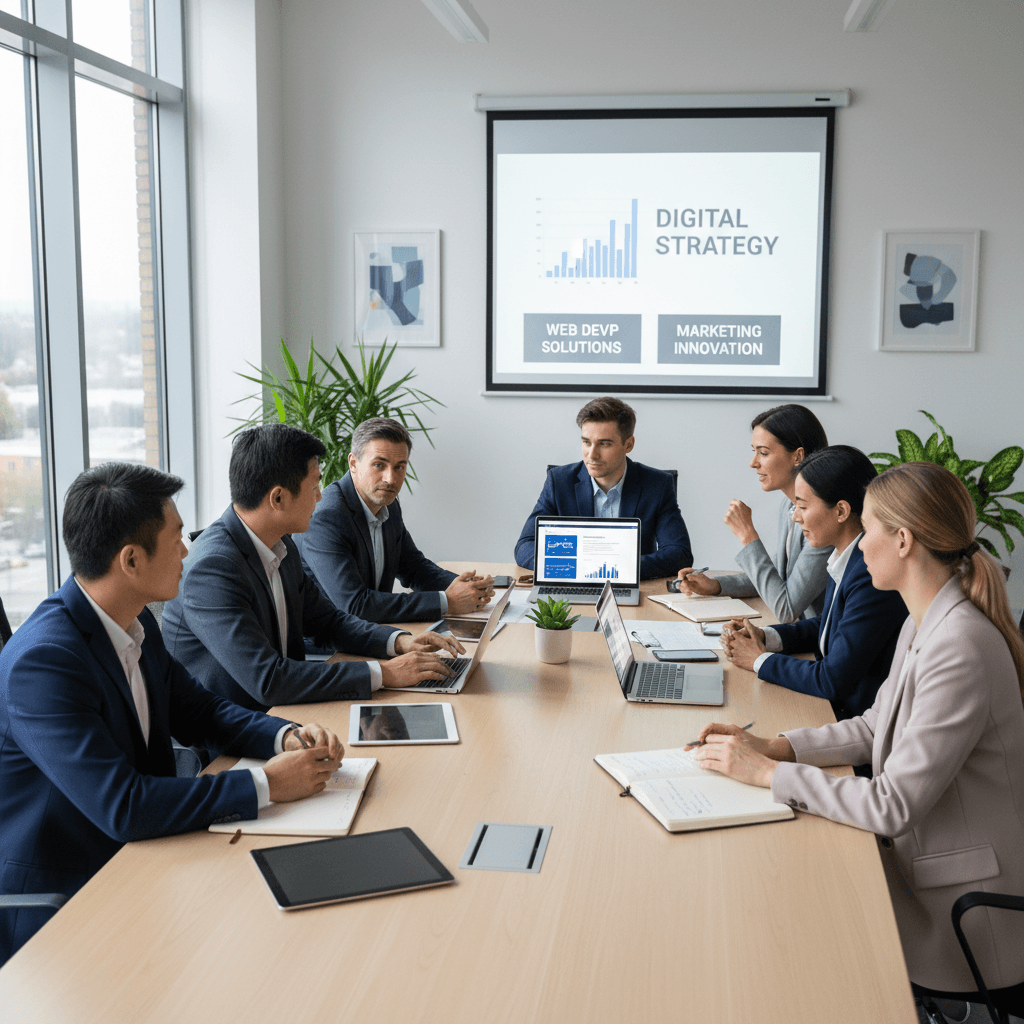 Designer sketching custom landing page layouts